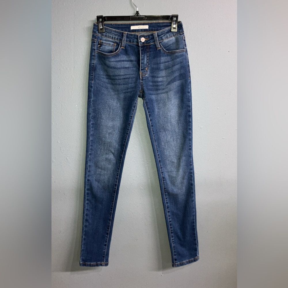 Kancan Classic Blue Women's Midrise Skinny Jeans size 3/25 #736